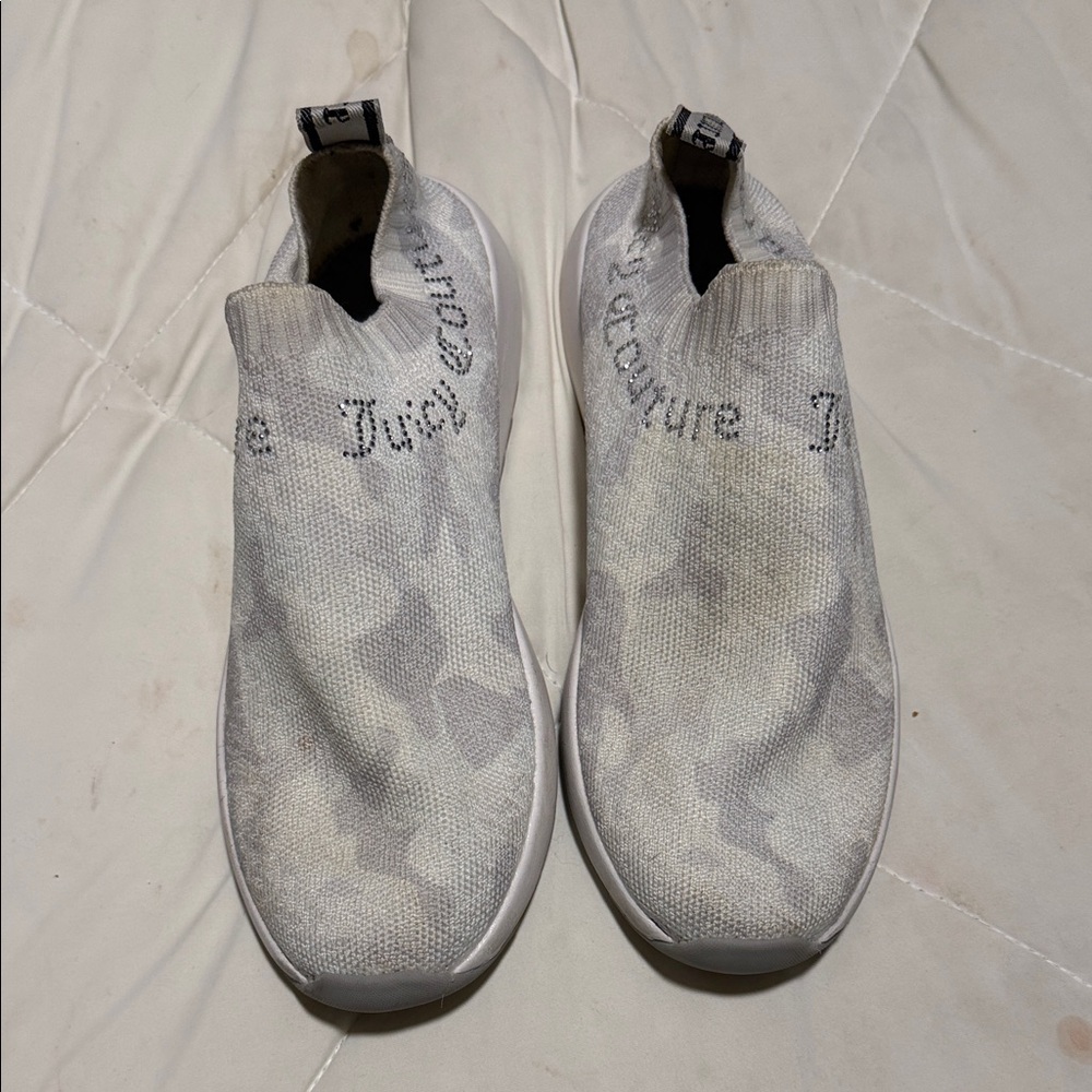 Juicy Couture Kids White Slip-On Sneakers